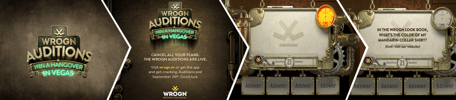 Wrogn Auditions game